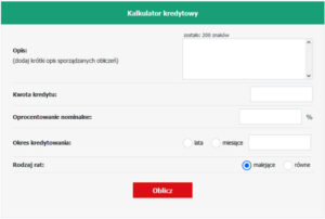 eFinanse | Kalkulator Hipoteki