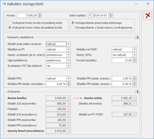 Kalkulator wynagrodzeń | eFinanse.eu